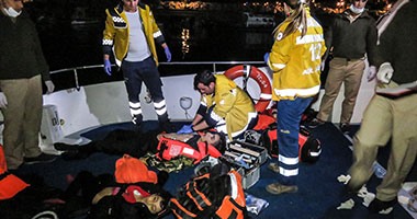 السلطات اليونانية تنقذ 69 مهاجرا فى بحر ايجه