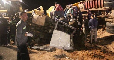  ننشر أسماء 18 شخصا لقوا مصرعهم فى حادث تصادم "أبو رديس" بجنوب سيناء