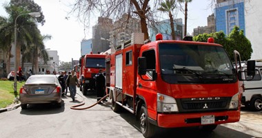 إصابة 3 أمناء شرطة فى انقلاب سيارة إطفاء بطريق القاهرة الإسكندرية الزراعى بطوخ