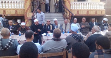 بالصور.. بيت العائلة ينجح فى إتمام الصلح بين عائلتين بأسيوط