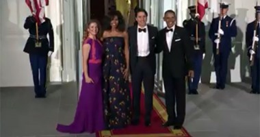 صفحة البيت الأبيض على"فيس بوك" تنشر فيديو إستقبال أوباما لرئيس وزراء كندا