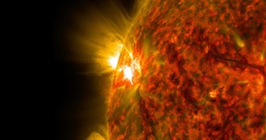 الجمعية الفلكية بجدة: الشمس شهدت اليوم أقوى انفجار شمسى فى 2016