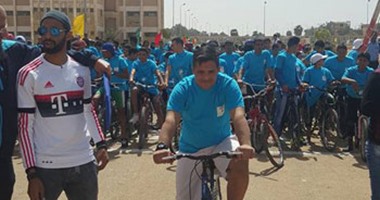 منح دراجات هوائية لأبناء الشهداء والضحايا والمفقودين بشمال سيناء