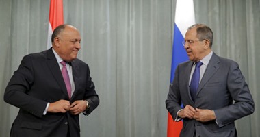 الخارجية الروسية: لافروف وشكرى يناقشان تطوير التعاون الروسى المصرى