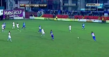 بالفيديو.. لاعب يُسجل هدفا صاروخيا فى كأس صربيا