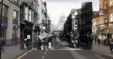 خريطة تفاعلية ترصد كيف تغيرت لندن على مدار 100 عام