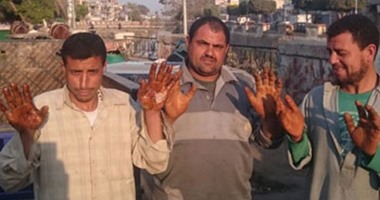 بالصور.. إصابة 7 عمال بحروق بسبب تشوين شحنة أسمدة فاسدة فى الشرقية  