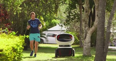 " DRU" أول روبوت فى العالم لتوصيل البيتزا لباب المنزل بأستراليا