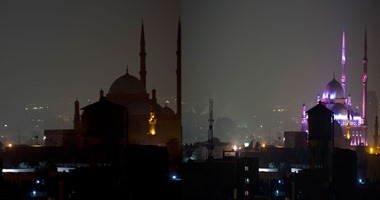 بالصور.. مصر تشارك فى "ساعة الأرض" وتطفئ أنوار القلعة