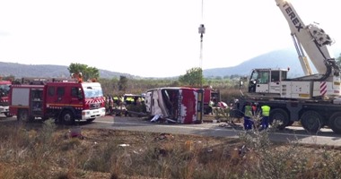 مصرع 12 شخصا فى سقوط حافلة من منحدر بالمكسيك