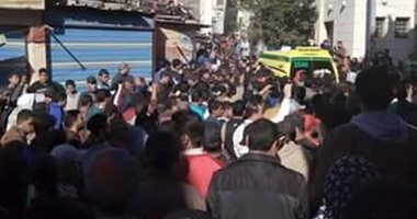 بالفيديو.. أهالى قرية الركابية بدمياط يشيعون جثمان شهيد كمين الصفا بالعريش