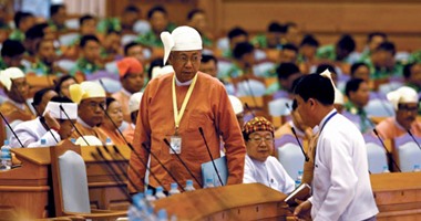برلمان ميانمار ينتخب وين مينت رئيسا للبلاد