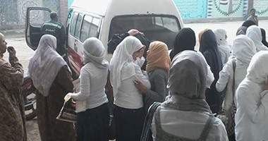 حالات إغماء بين طالبات مدرسة بالقليوبية بسبب دخان مكامير الفحم
