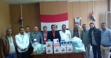 اتحاد شباب الفشن يدعم المستشفى المركزى بمستلزمات طبية استجابة لمبادرة السيسي