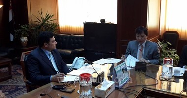 وزير الرى يجتمع مع سفير اليابان بالقاهرة لمناقشة مجالات التعاون