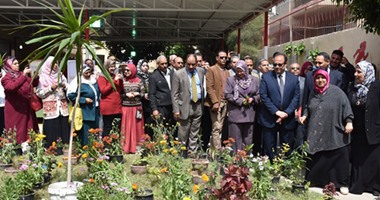 افتتاح معرض الزهور ونباتات الزينة ومنتجات التربية الزراعية فى البحيرة