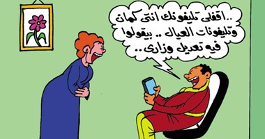 حلم الحصول على كرسى بالتعديل الوزارى فى كاريكاتير اليوم السابع