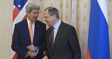"كيرى": شروط التعاون الأمريكى الروسى بشان سوريا لم تتوفر بعد