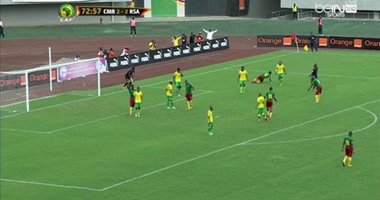 تصفيات أفريقيا: بالفيديو.. هدف خرافى فى تعادل الكاميرون مع جنوب أفريقيا
