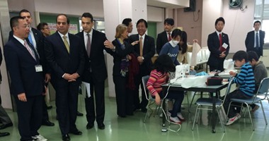 السيسى يختتم زيارته لليابان بجولة داخل مدرسة للتعليم الأساسى