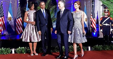 فى زيارته للأرجنتين.. أزياء ميشيل أوباما تلفت الانتباه على هامش السياسة