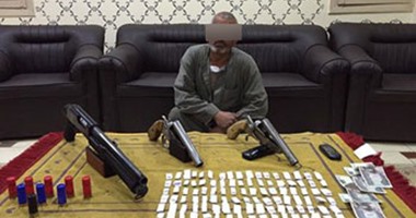 ضبط مسجل خطر متهم بالاتجار فى الأسلحة النارية والمخدرات بالقليوبية
