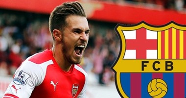 برشلونة يسعى لضم رامسى بديلا لإنييستا