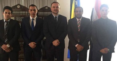 وفد من حزب مستقبل وطن يلتقى سفير البوسنة فى القاهرة