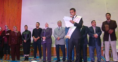 كلية التربية النوعية تحتفل بتنصيب أتحاد طلابها بجامعة المنيا