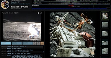 موقع تفاعلى جديد لاستكشاف مهمة "أبولو 17" بعد مرور 44 عاما على إطلاقها