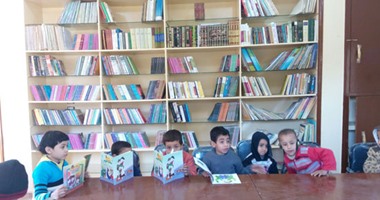 صحافة المواطن: بالصور.. أهالى قرية المعابدة بأسيوط يفتتحون مكتبة بجهودهم