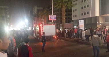 بالصور.. فتح شارع فيصل أمام حركة المرور بعد غلقه بسبب انفجار عبوة ناسفة