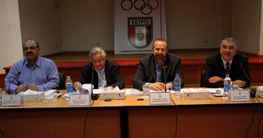 خناقة بين ياسر إدريس وعلاء مشرف فى اللجنة الأولمبية
