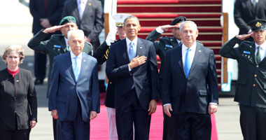 بالصور .. أوباما يصل تل أبيب