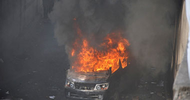 مصرع سائق وإصابة اثنين آخرين فى انفجار تنك سيارة بحادث على طريق ميت غمر
