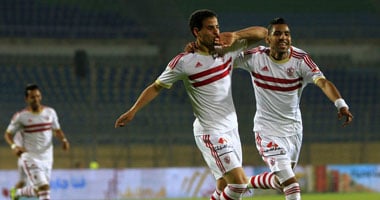 مؤمن زكريا يحرز الهدف الثانى للزمالك أمام نكانا الزامبى