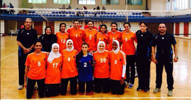 فريق سيدات الكرة الطائرة بنادى الشمس يصل القاهرة بعد حصد المركز الخامس