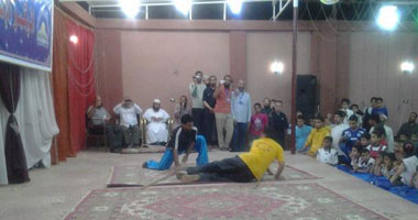 الصغير ورموز الجماعة الإسلامية يفتتحون مدرسة كونغ فو بأبوزعبل