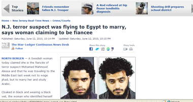 إرهابى نيوجيرسى كان فى طريقه لمصر للزواج وليس للجهاد 