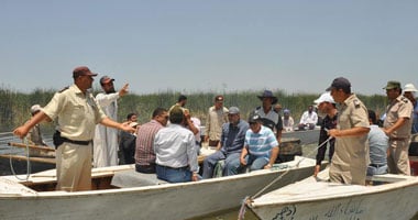 "الحسينى" يمهل الصيادين وقتًا لإخراج السمك قبل إزالة تعديات "البرلس"