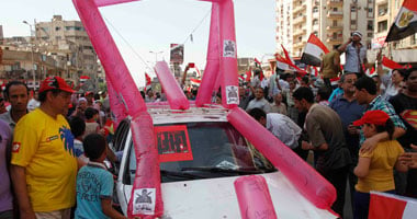 بالصور.. مسيرة من شبرا إلى ميدان التحرير