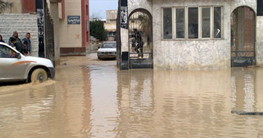 بالصور.. اليوم السابع يرصد غرق مدينة العريش