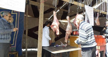 استمرار عمل منافذ بيع اللحوم البلدية المدعمة فى الفيوم