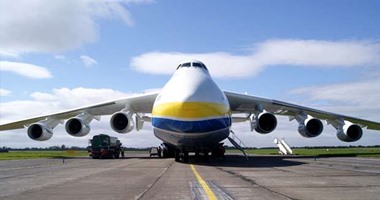 أضخم طائرة أوكرانية فى العالم "أنتونوف-225" فى طريقها إلى مصر