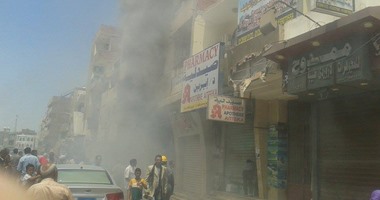 السيطرة على حريق بشارع السنترال فى الفيوم دون إصابات 