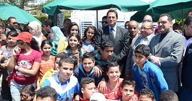 محافظ الإسكندرية يشارك فى حفل يوم اليتيم بالمنتزه