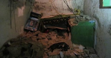 انهيار منزل فى عزبة البرج بدمياط وإصابة 4 من سكانه