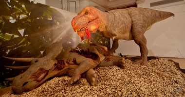 مهرجان الشارقة القرائى للطفل يستضيف أكبر مجموعة من الديناصورات العملاقة