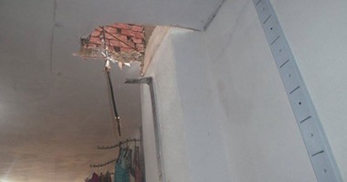 إصابة شخصين فى انهيار سقف منزلهما إثر انفجار موقد بوتاجاز بالإسكندرية