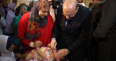 انطلاق الحملة القومية للتطعيم ضد شلل الأطفال حتى 22 إبريل